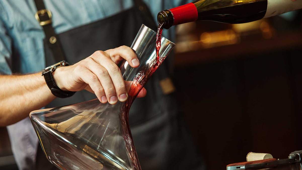 Decanter vino