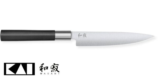 Coltello universale Kai 15 cm 6715U Wasabi Black - immagine 2