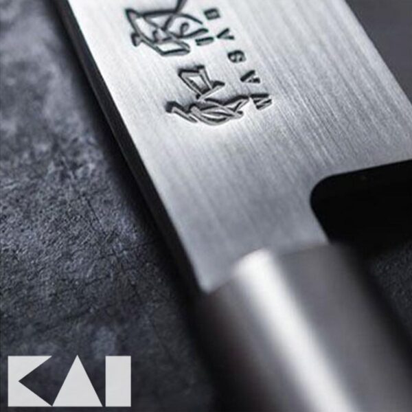 Coltello Santoku Kai 16,5 cm 6716S Wasabi Black - immagine 5