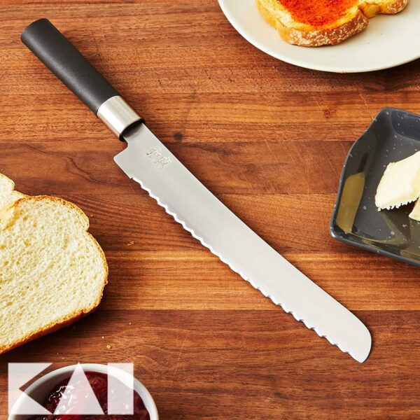 Coltello da pane Kai 23 cm 6723B Wasabi Black - immagine 3