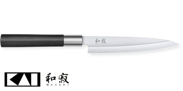 Coltello Yanagiba Kai 15,5 cm 6715Y Wasabi Black - immagine 2