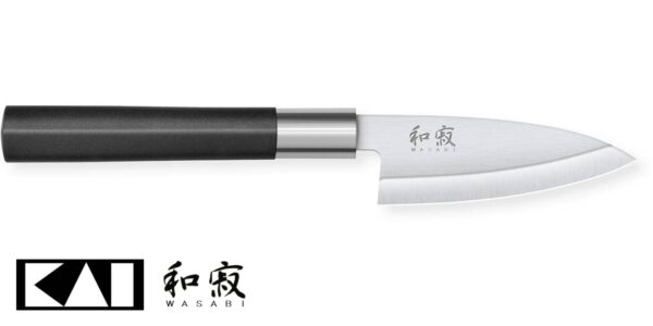 Coltello Deba Kai 10,5 cm 6710D Wasabi Black - immagine 2