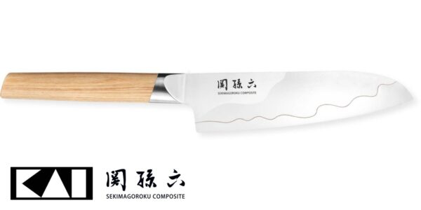 Coltello santoku Kai MGC-0402 Seki Magoroku Composite - immagine 2