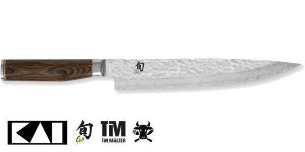 Coltello trinciante stretto Kai 24 cm TDM-1704 Shun Premier Tim Malzer - immagine 2