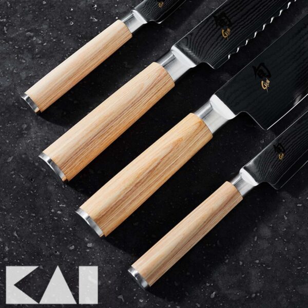 Coltello Santoku Kai DM-0702W Shun Classic White - immagine 3