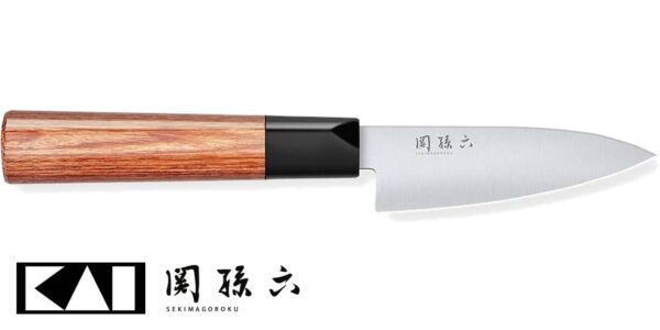 Coltello Spelucchino Kai MGR-0100P Seki Magoroku Redwood - immagine 2