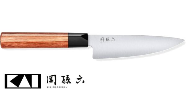 Coltello da cucina Kai MGR-0150C Seki Magoroku Redwood - immagine 2