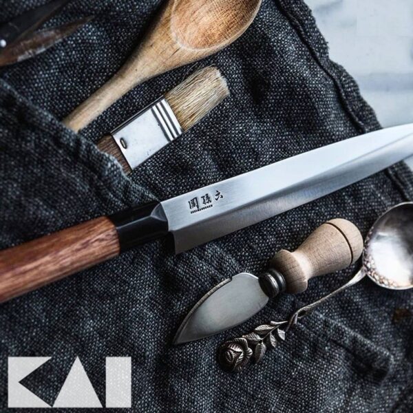 Coltello Yanagiba Kai MGR-0210Y Seki Magoroku Redwood - immagine 5