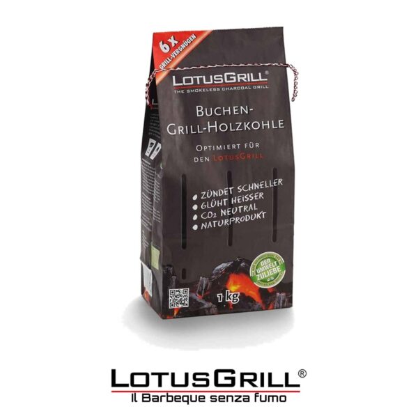Carbonella Lotus Grill 1 Kg LG BK - immagine 2