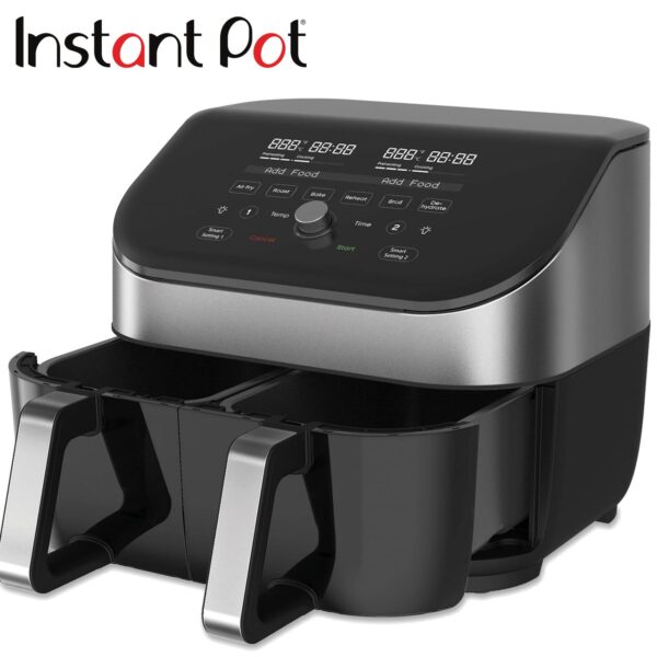 Friggitrice ad aria Instant Vortex Plus Dual Clearcook BL IP 140-3127-01 - immagine 2