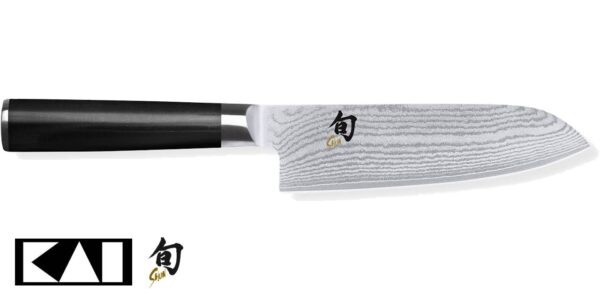 Coltello piccolo santoku Kai 14 cm DM-0727 Shun Classic - immagine 2