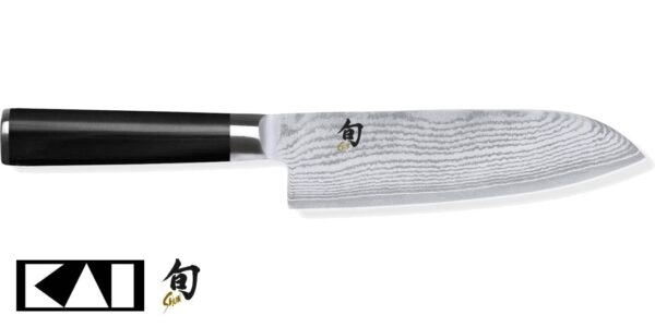 Coltello Santoku Kai 18 cm DM-0702 Shun Classic - immagine 2