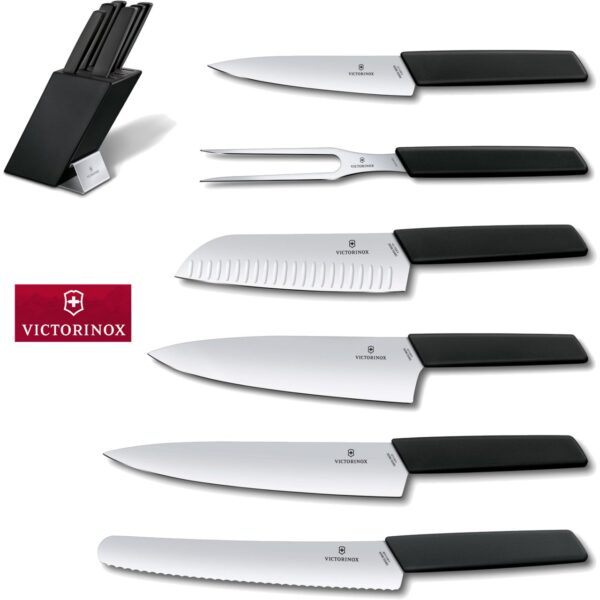 Ceppo con 6 coltelli Victorinox 6.7186.63 Swiss Modern - immagine 3