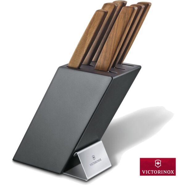 Ceppo per coltelli Victorinox 6.7186.6 Swiss Modern Wood - immagine 2