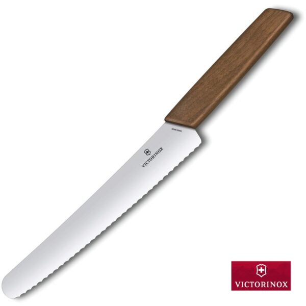 Coltello da pane Victorinox 6.9070.22WG Swiss Modern Wood - immagine 3