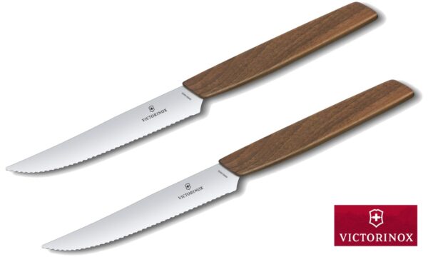 Set coltelli da bistecca Victorinox 6.9000.12WG Swiss Modern Wood - immagine 2