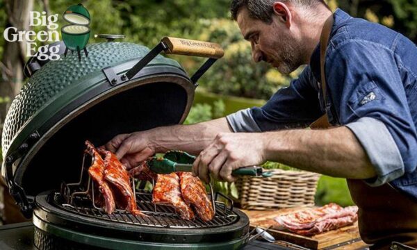 Barbecue a carbonella Big Green Egg Medium 117625 - immagine 4