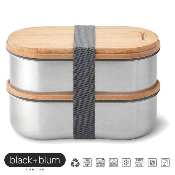 Stainless steel Bento Box Black+Blum BAMBTL016 - immagine 2