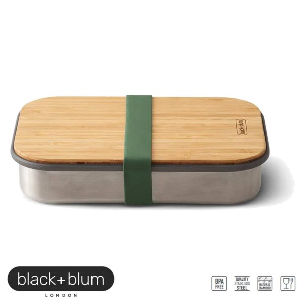 Stainless Steel Sandwich Box Black+Blum BAMSB010 - immagine 2