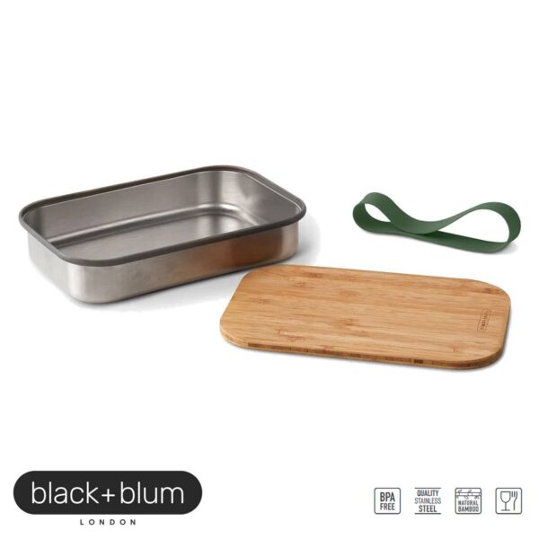 Stainless Steel Sandwich Box Black+Blum BAMSB010 - immagine 3