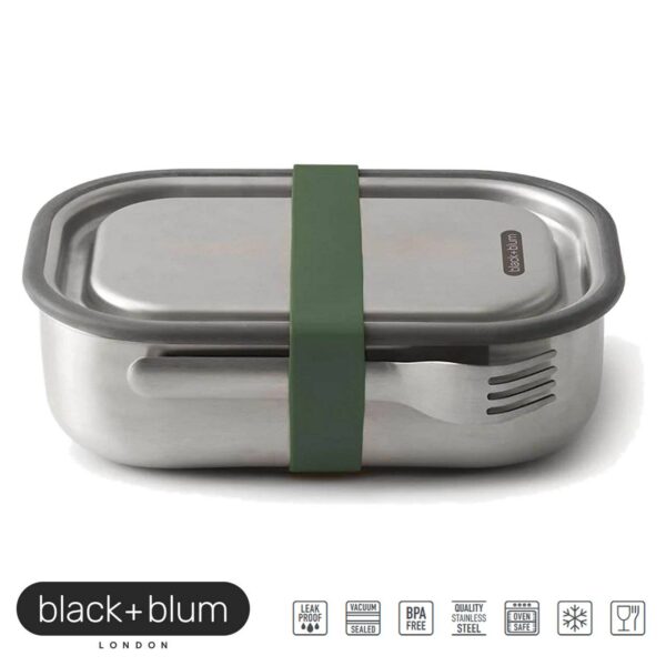 Stainless Steel Lunch Box Black+Blum BAMSSL010 - immagine 2