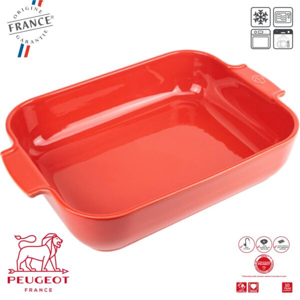 Pirofila rettangolare in ceramica Peugeot Appolia 40 cm PSP60015 - immagine 2