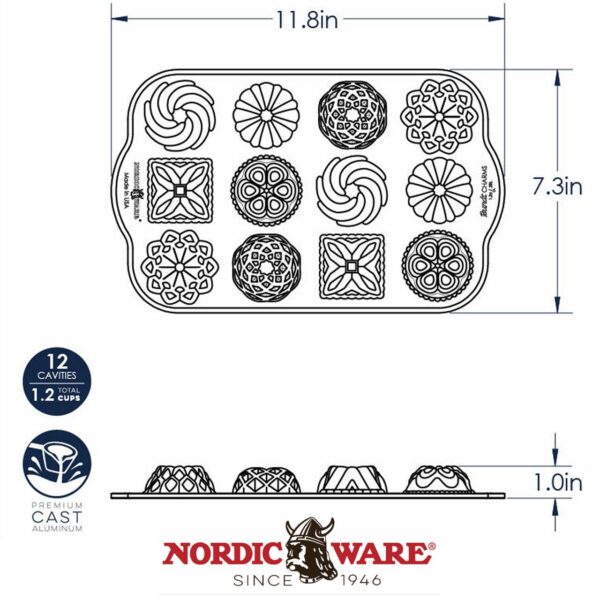 Stampo Bundt Charms Nordic Ware NW 85677 - immagine 5