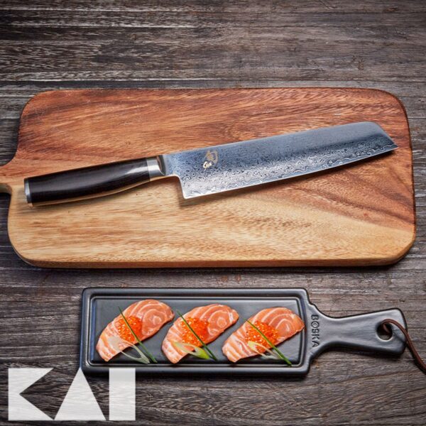 Coltello Santoku Kai 18 cm TMM-0702 Shun Premier Tim Malzer Minamo - immagine 4