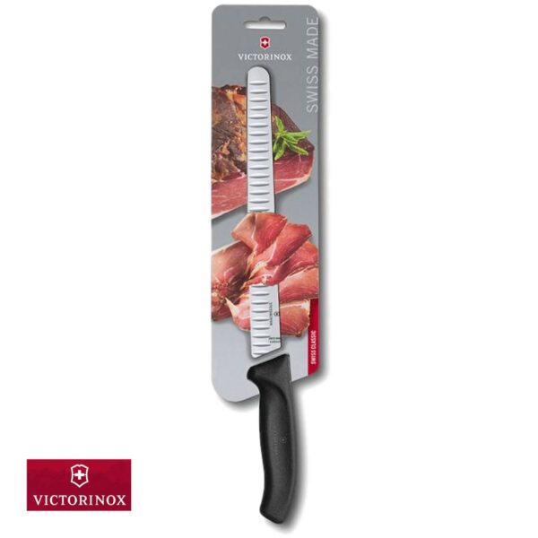 Coltello prosciutto con alveoli 25 cm Swiss Classic Victorinox 6.8223.25G - immagine 3