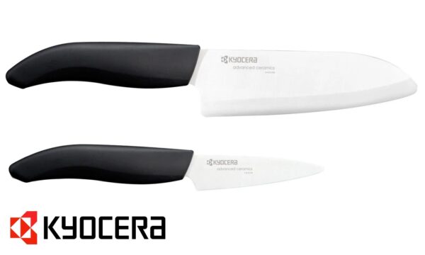 Set Santoku e Spelucchino Kyocera FK2PCWHBKEU - immagine 2