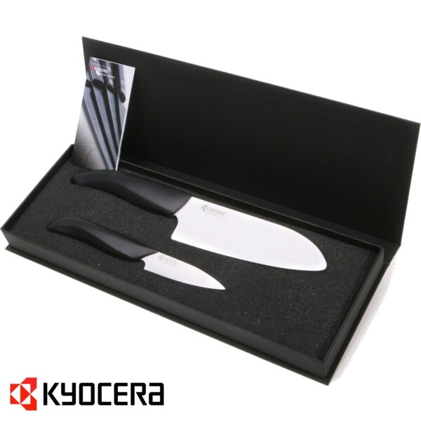 Set Santoku e Spelucchino Kyocera FK2PCWHBKEU - immagine 3