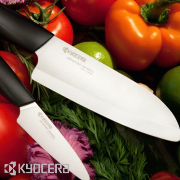 Set Santoku e Spelucchino Kyocera FK2PCWHBKEU - immagine 5