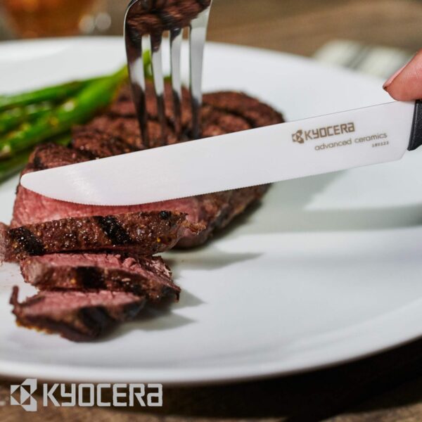 Set 2 coltelli da bistecca Kyocera SK2WHBK - immagine 4