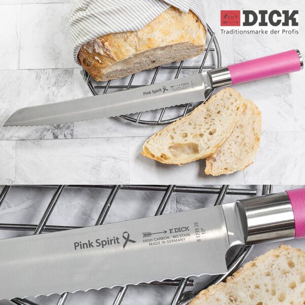 Coltello Dick Pink Spirit da pane 26 cm 8173926-79 - immagine 4