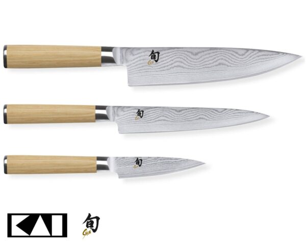Set 3 coltelli Kai Shun Classic White - immagine 2