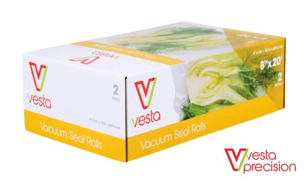 Confezione 2 rotoli sacchetti sottovuoto Vesta VST 101211 - immagine 2