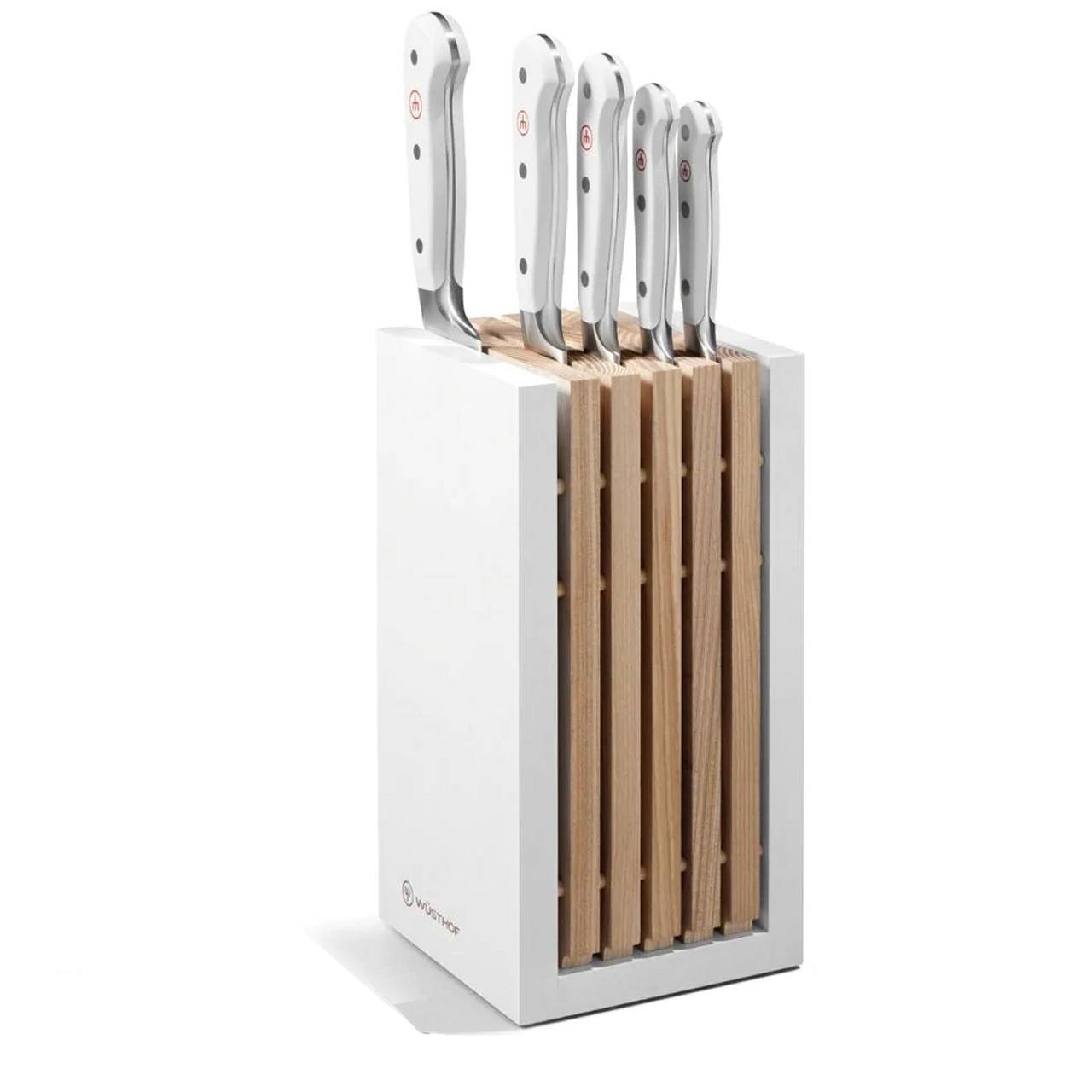 Set completo coltelli + ceppo Wusthof Classic White 1090270501