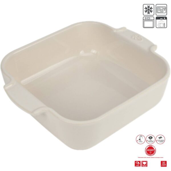 Pirofila quadrata in ceramica Peugeot Appolia 21 cm PSP60206