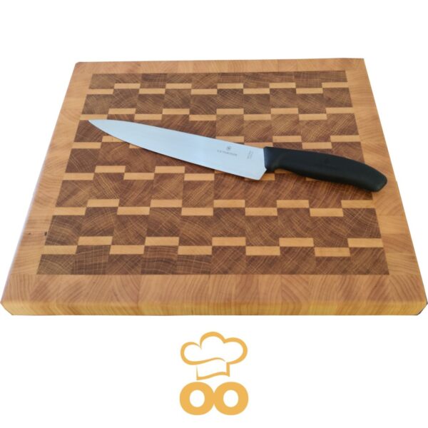 Tagliere artigianale in legno massello di acero e rovere TA004