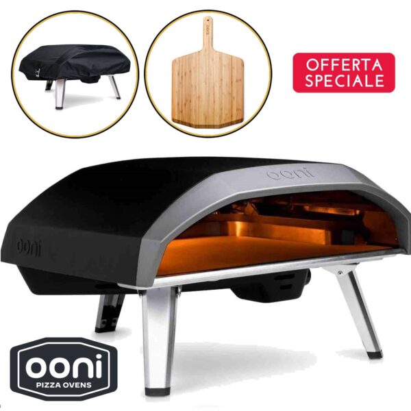 Kit forno pizza Koda 16 Ooni + custodia Ooni + pala in legno Ooni - immagine 2