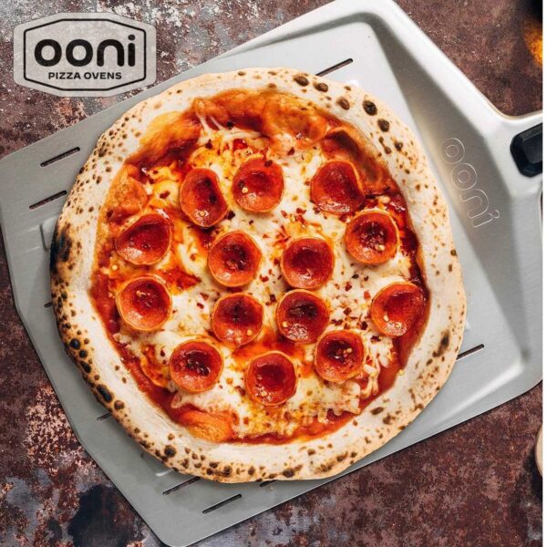 Set pala forata in allumio da 35 cm Ooni + pala giropizza Ooni - immagine 3