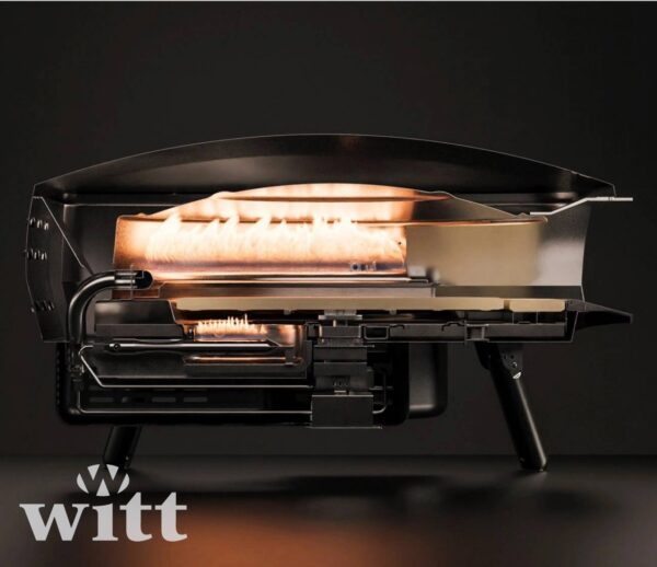 Forno pizza Witt Etna Rotante 2.0 Nero a gas 80650010 - immagine 8