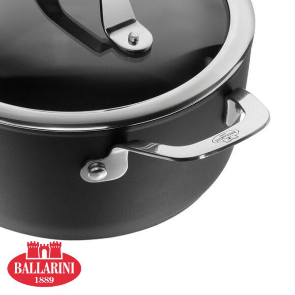 Casseruola Ballarini Alba due maniglie + coperchio 75002-48 - immagine 3