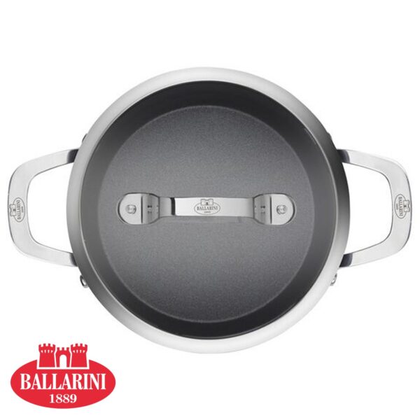 Casseruola Ballarini Alba due maniglie + coperchio 75002-48 - immagine 4