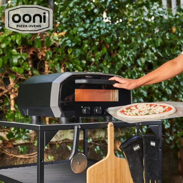 Kit forno pizza Ooni Volt12 + copertura + pala in bambù Ooni - immagine 3
