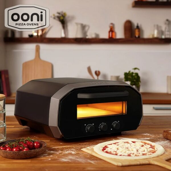 Kit forno pizza Ooni Volt12 + copertura + pala in bambù Ooni - immagine 4