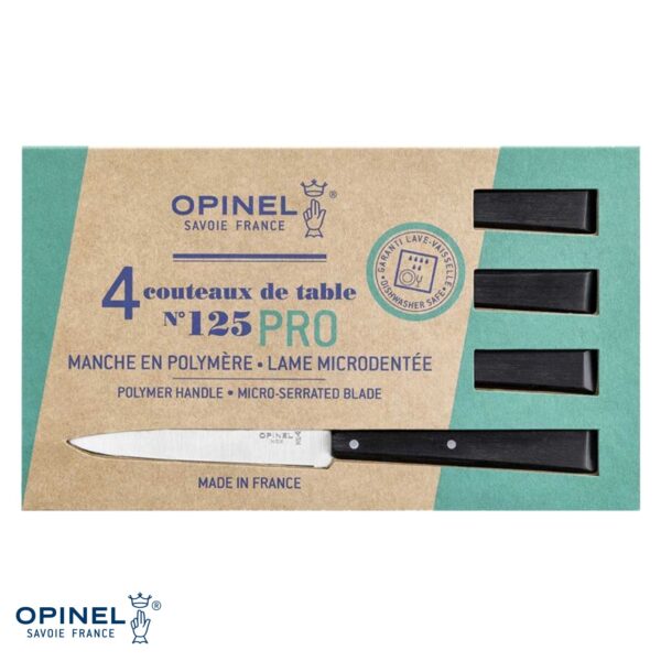 Set Opinel Bon Appetit Pro N°125 lama microdentata O-2604 - immagine 2