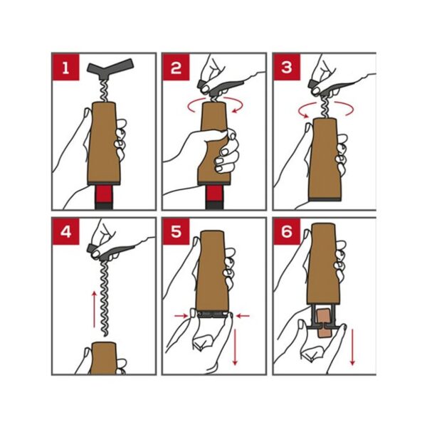 Cavatappi a vite Vigne Peugeot in faggio PSP200572 - immagine 6