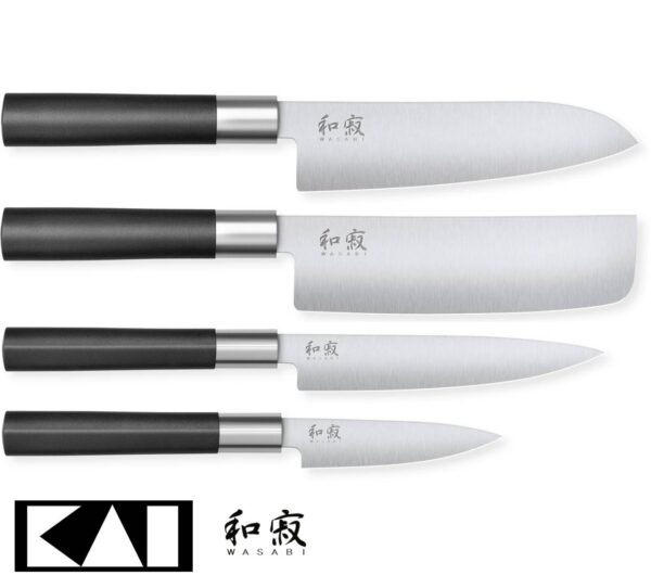 Set Kai di 4 coltelli Wasabi Black - immagine 2