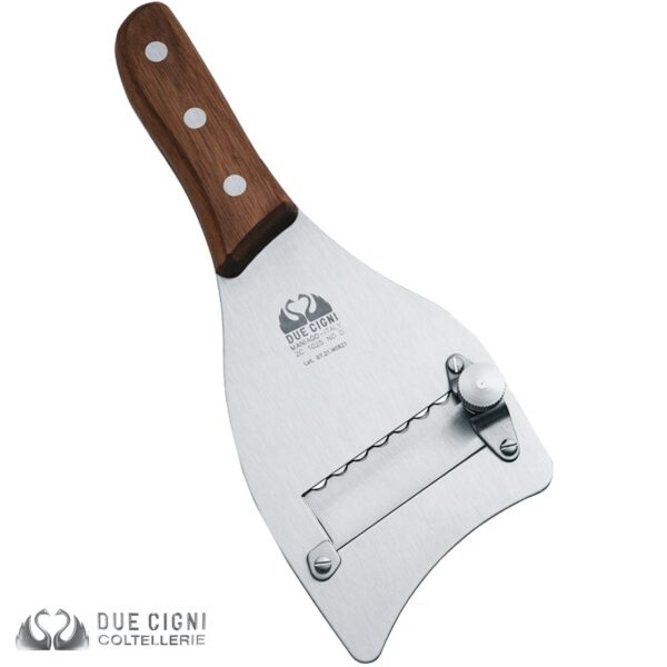Affetta tartufi inox Due Cigni dentato Linea 1896 in noce 2C-1025-NO-D - immagine 2